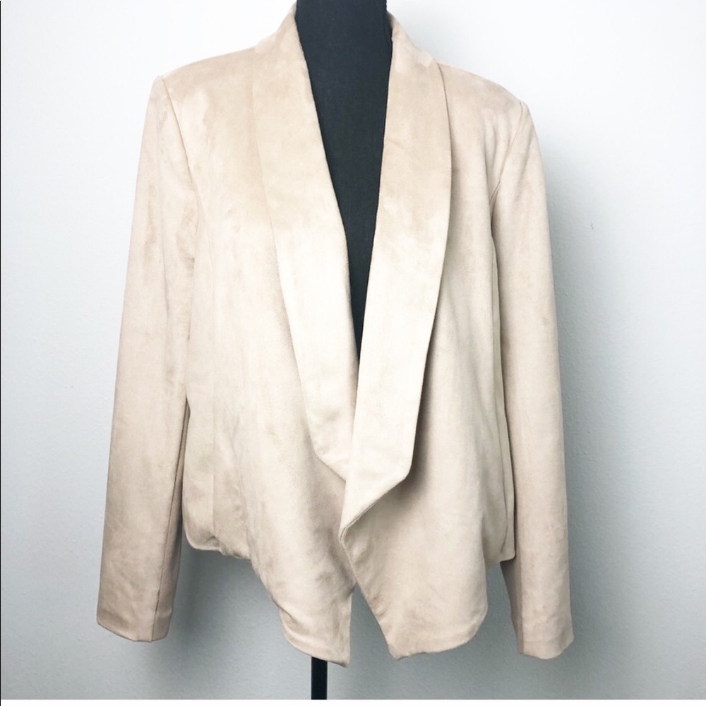 H by Halston Suede Jacket